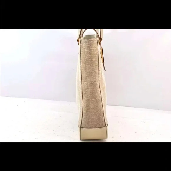 Used Gucci Leather Trimmed Logo Bag Handbag EUC - Picture 13 of 13